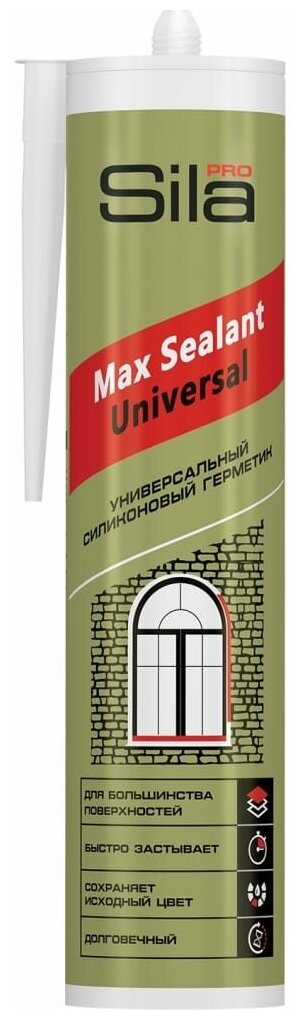 Универсальный силиконовый герметик Sila PRO Max Sealant