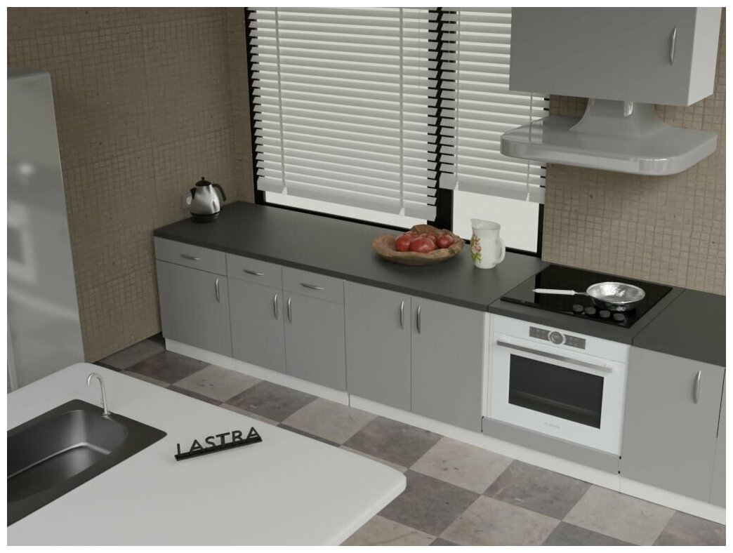 Кухонный модуль навесной шкаф настенный Ластра 40х72,2х30 см - фотография № 4