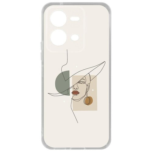 Чехол-накладка Krutoff Clear Case Стиль для Vivo V25