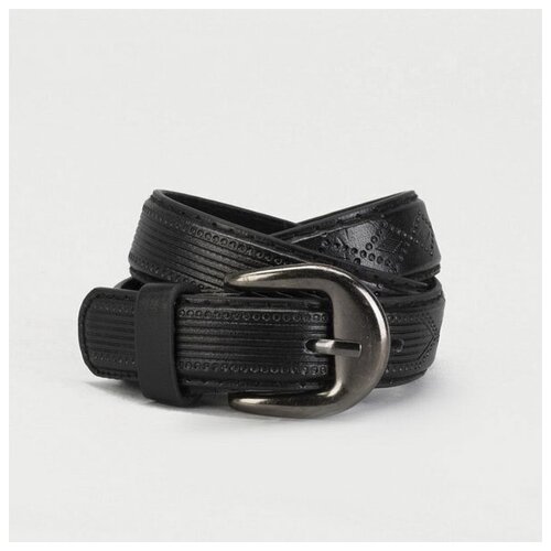 фото Ремень сима-ленд, размер 80, черный сима-лэнд