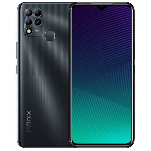 Смартфон Infinix Hot 11 4128 ГБ Global для РФ Dual nano SIM полярный черный 11522400₽