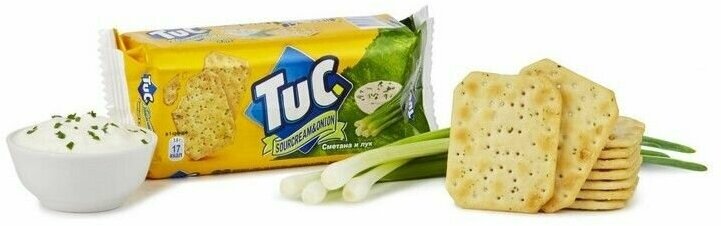 Крекер Tuc cо вкусом сметаны и лука 100г 3 шт - фотография № 3