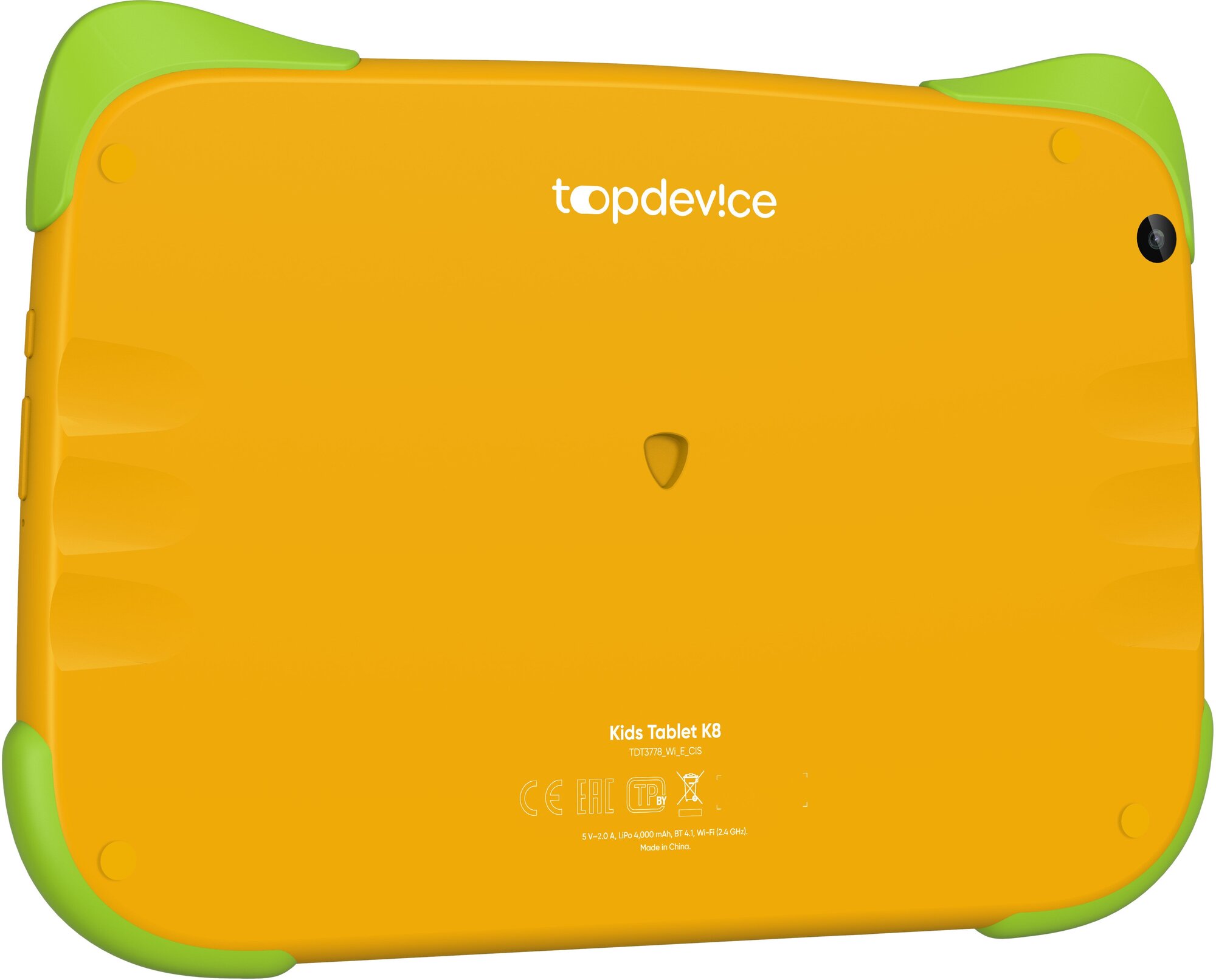 8" Планшет Topdevice Kids Tablet K8 TDT3778_WI_E_CIS IPS Wi-Fi BT 2ГБ RAM + 32ГБ ROM оранжевый