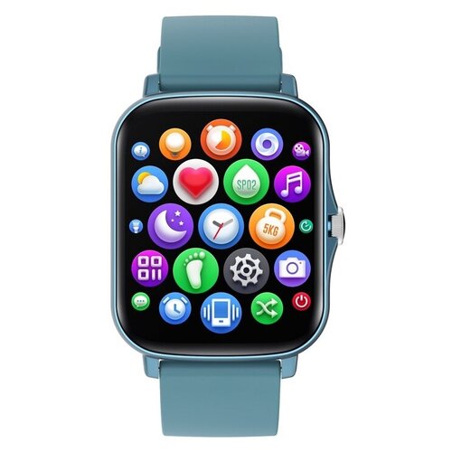 Умные часы CANYON Barberry SW-79 IP 67 BT 51 сенсорный дисплей 17 морская волна 537400₽