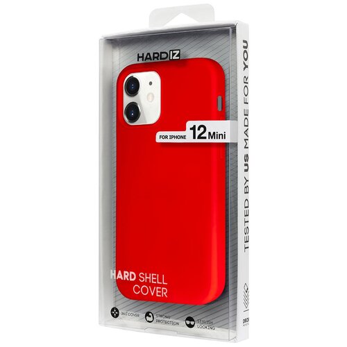 Защитная силиконовая панель HARDIZ Liquid Silicone Case for iPhone 12 Mini Красный