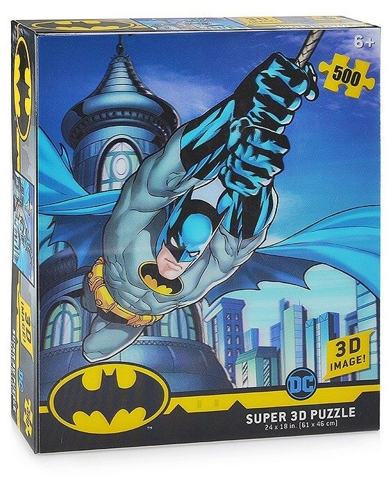 Пазл 3D "Полет Бэтмена" 500 элементов PR32521 PRIME 3D - фото №5