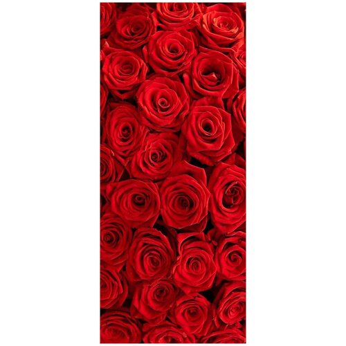 Самоклеящиеся фотообои Красные розы размер 90x210 см 1928₽