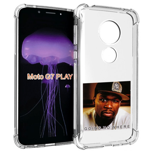 Чехол MyPads 50 Cent - Going No Where для Motorola Moto G7 Play задняя-панель-накладка-бампер