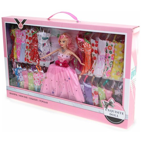 Кукла с набором платьев и аксессуарами / типа Барби / Одежда для кукол