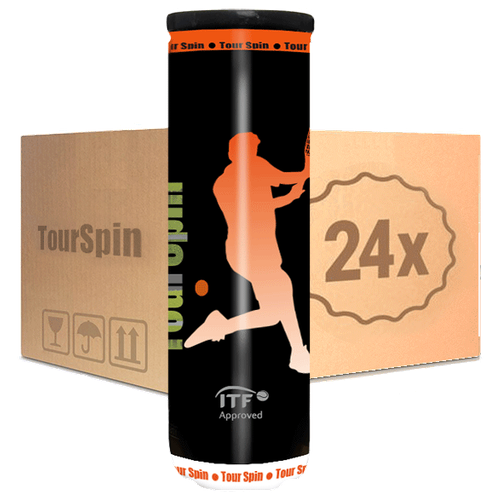 Теннисные мячи TourSpin Orange 72 (24x3) теннисные мячи head championship 72 24x3