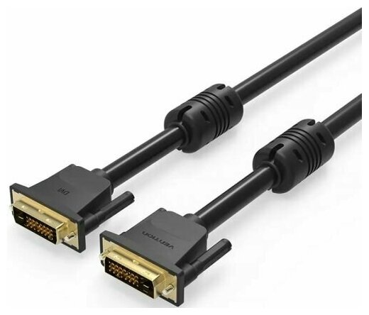 Кабель интерфейсный Vention EAABG DVI-D Dual link 25M/25M с ферритовым фильтром - 1.5м.