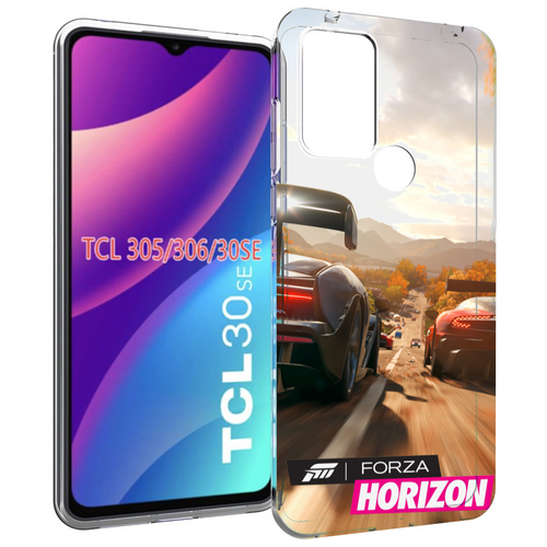 Чехол MyPads Forza Horizon для TCL 30SE / TCL 305 / TCL 306 / TCL 30E задняя-панель-накладка-бампер чехол mypads forza horizon для tcl 30se tcl 305 tcl 306 tcl 30e задняя панель накладка бампер