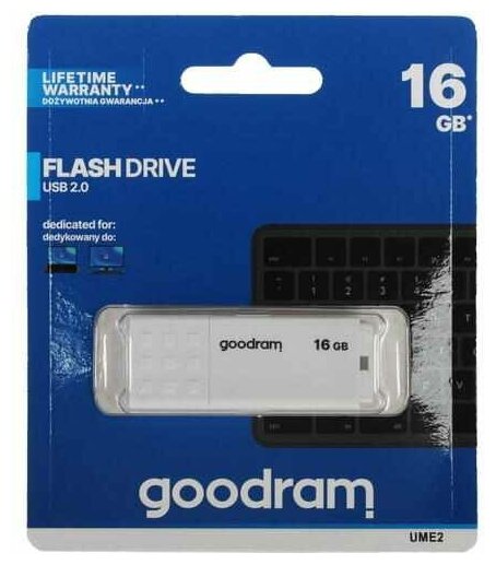 Память USB Flash 16 ГБ Goodram UME2 [UME2-0160W0R11]