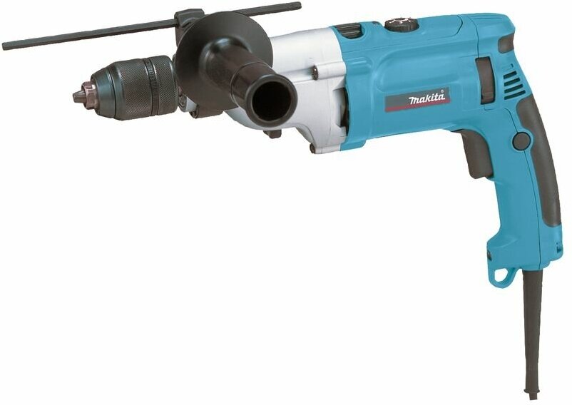 Электрическая ударная дрель Makita HP2071F, 1010 Вт, 2900 об/мин