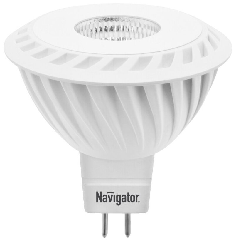 -Лампа LED GU5.3 7вт 230в белая ребристая Navigator
