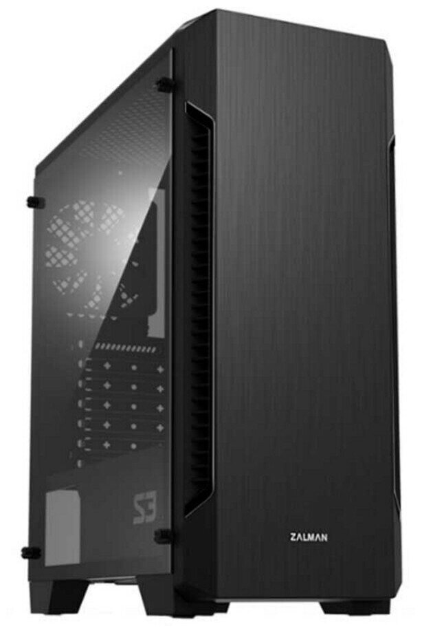 Корпус MidiTower Zalman S3 black (ATX, mATX, Mini-ITX, USB2.0x2, USB3.0x1, без БП) (S3)