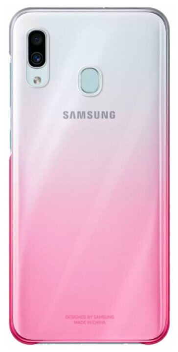 Чехол Samsung Gradation Cover для Galaxy A30 розовый