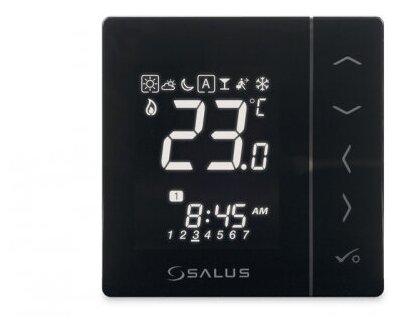 Терморегулятор Salus Controls SALUS VS30B (черный)