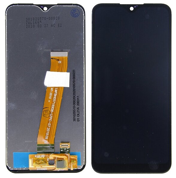Дисплей для Samsung A015F/M015F (A01/M01) в сборе с тачскрином (Узкий коннектор)