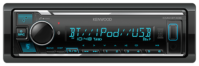 Автомобильный цифровой медиа-ресивер KENWOOD KMM-BT408