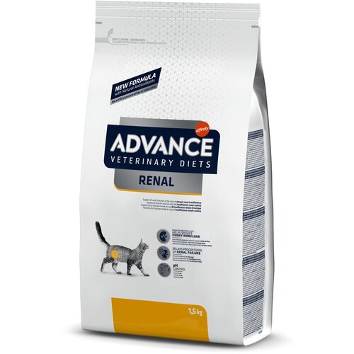 Сухой корм для кошек Advance Veterinary Diets при проблемах с почками, профилактика МКБ 1.5 кг