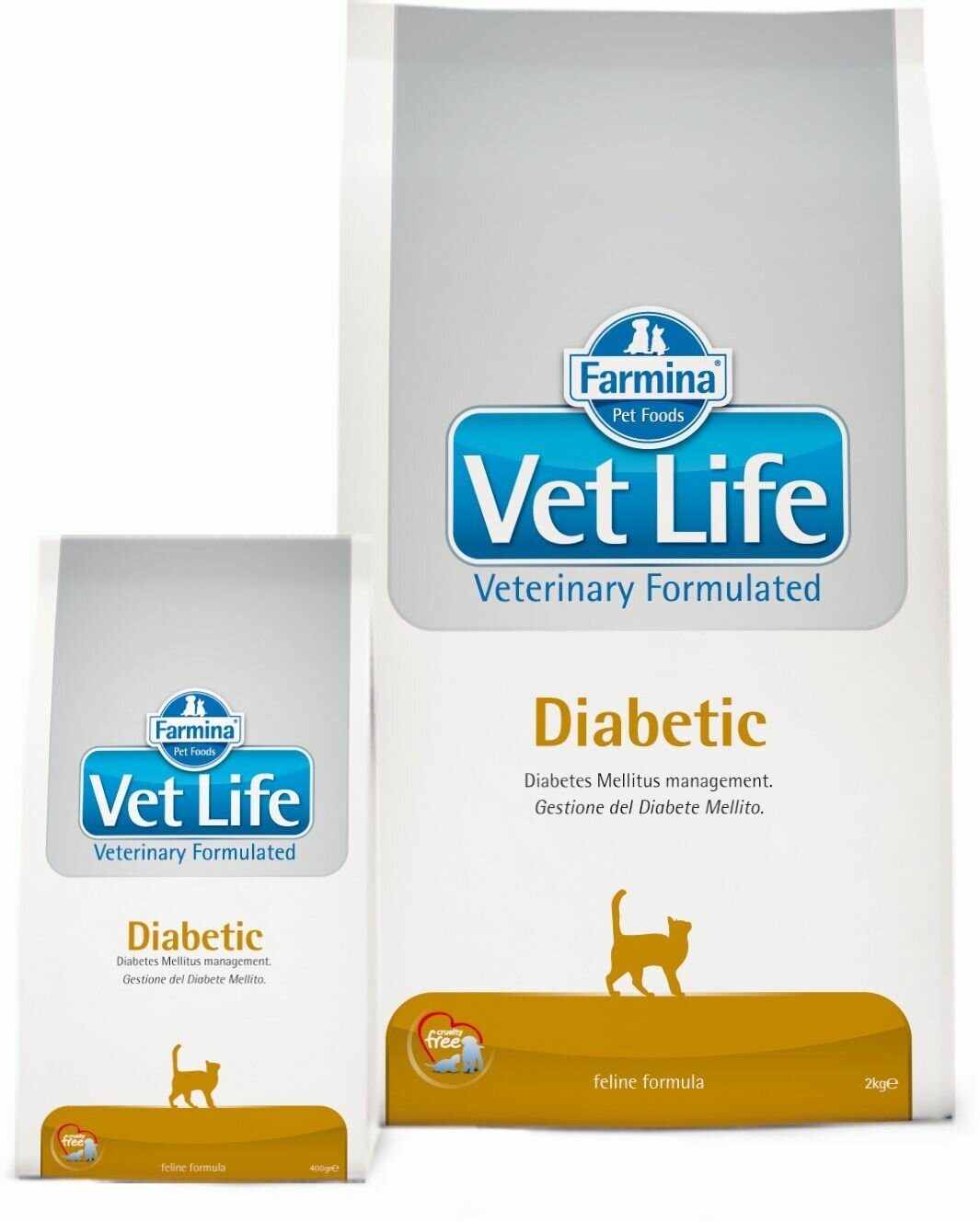 Сухой диетический корм Farmina Vet Life для взрослых кошек Diabetic, курица, 2кг - фото №15