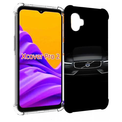 Чехол MyPads volvo вольво 1 мужской для Samsung Galaxy Xcover Pro 2 задняя-панель-накладка-бампер