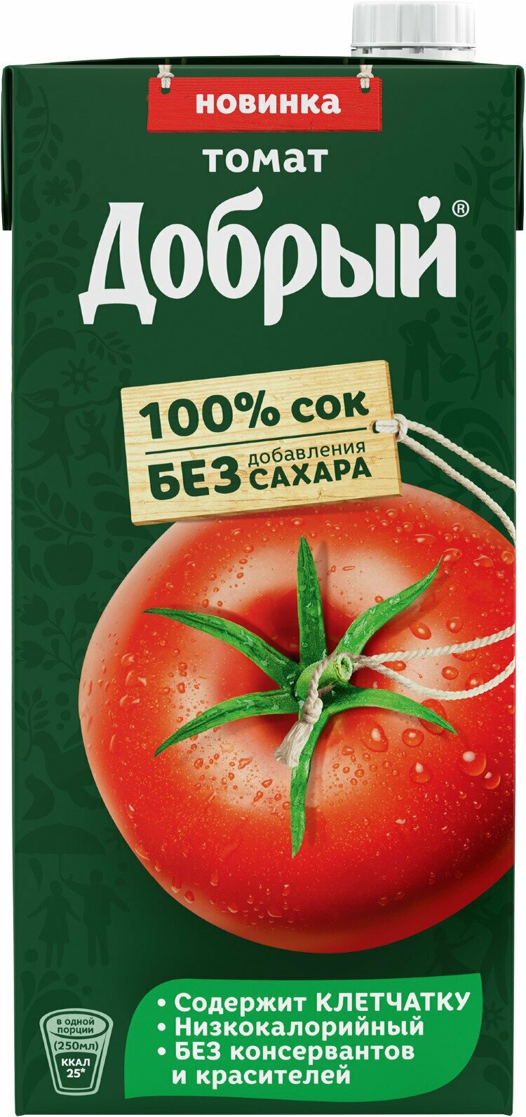Сок Добрый Томат, без сахара, 0.33 л — купить в интернет-магазине по ...