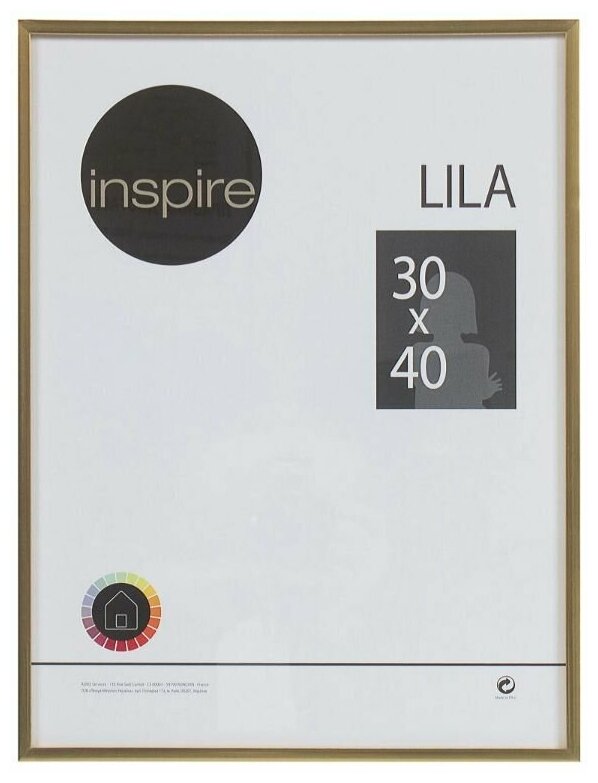 Рамка Inspire Lila 30х40 см цвет золото