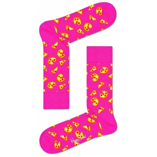 фото Женские носки happy socks высокие, размер 25, розовый
