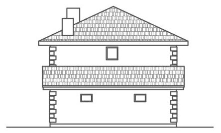 Проект газобетонного дома Catalog-Plans-40-04ABF (193,71кв.м, 15,4x9,9м, газобетон 400) - фотография № 7