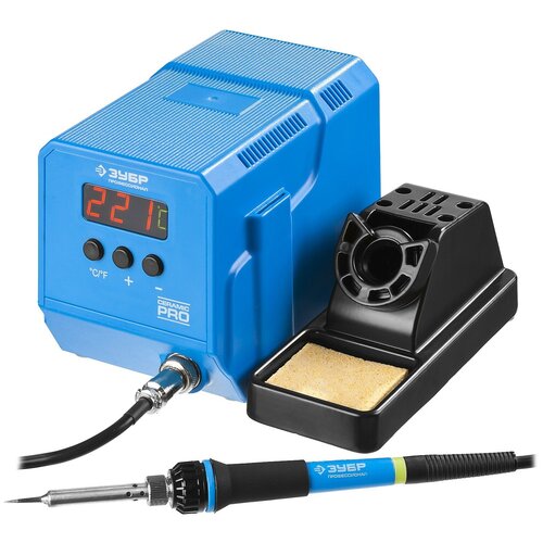 ЗУБР ПСН-60 60Вт 50-480C керамический нагреватель Низкотемпературная паяльная станция цифровая 55336 642000₽