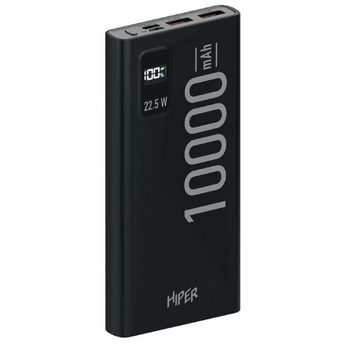 внешний аккумулятор xiaomi mi power bank 2s 10000мaч серебристый Внешний аккумулятор (Power Bank) HIPER EP 10000, 10000мAч, белый [ep 10000 white]