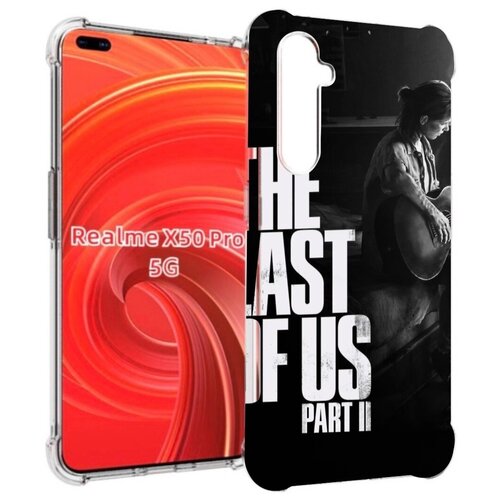 Чехол MyPads The Last of Us Part II Элли для Realme X50 Pro задняя-панель-накладка-бампер чехол mypads the last of us part ii элли для realme 10 pro задняя панель накладка бампер