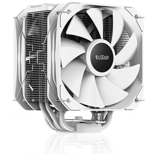 PCCooler Paladin EK6000 W Кулер S115X 1200 1700 AM4 8 шт кор, TDP 250W, 2x130mm PWM FAN, медная база, 6 тепловых трубок 6мм, 800-1600RPM, 18-36dBa