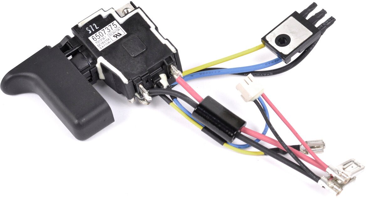 Выключатель подходит для перфоратора аккумуляторного Makita DHR164, DHR165
