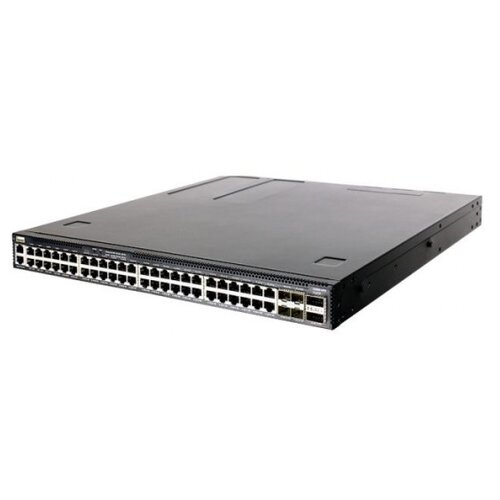 4630-54PE-O-AC-F AS4630-54PE, 48-Port GE RJ45 port PoE++, 4x25G SFP+, 2 port 100G QSFP28 for stacking, Broadcom Trident 3,