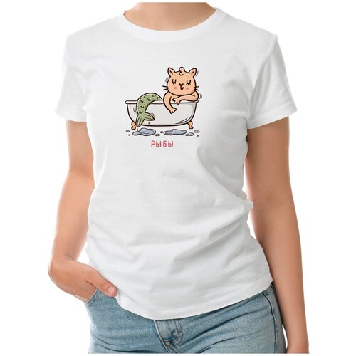 фото Футболка roly, размер m, белый