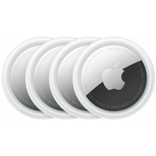 Метка Apple AirTag 4 pack, белый