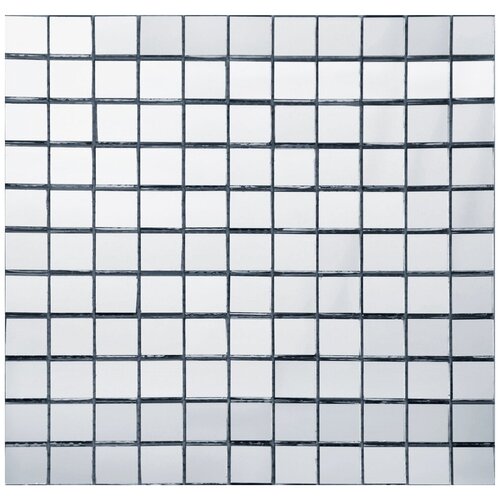 Плитка мозаика зеркальная ДСТ 30Х30 см. серебро, чип- 2,5х2,5 см.