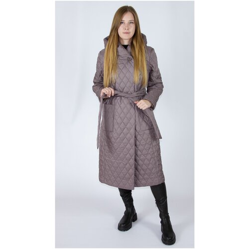 KR-285B Пальто женское серый Sempati