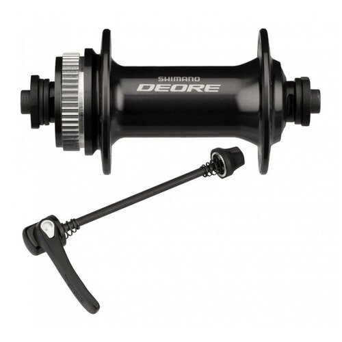 Втулка передняя SHIMANO Deore M6000, 36Н, OLD:100мм, C.Lock, QR, черный, б/уп