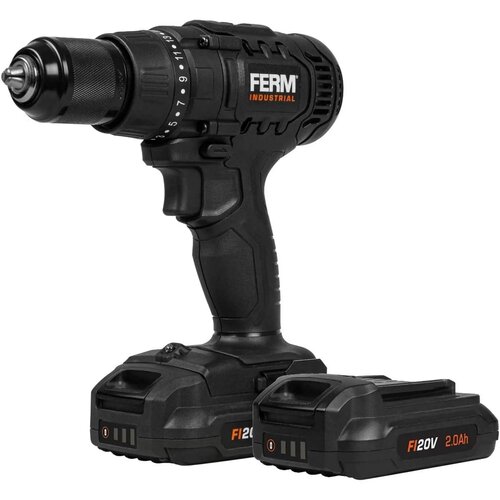 Дрель уд акк FERM CDM1141P 20В 50Нм 20 Ач 2 скорости 2 акк Li-ion БЗП 13 мм кейс 1359000₽