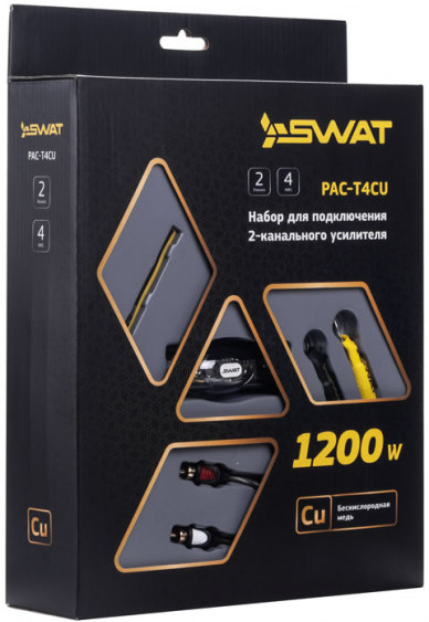 Набор для подключения усилителя SWAT PAC-T4CU