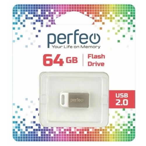 Флеш Perfeo USB 64GB M05 Metal Series