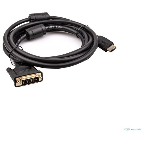 Кабель HDMI - DVI, 3м, VCOM (CG484GD-3M) аксессуар vcom hdmi am dvi m 1 8m cg484gd 1 8m