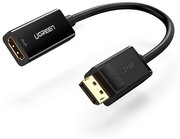 Переходник/адаптер UGreen MM137 DisplayPort - HDMI (40363), 0.25 м, 1 шт, черный
