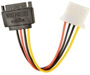 Переходник питания Cablexpert CC-SATA-PS-M Molex гнездо на SATA штекер - кабель 15 см