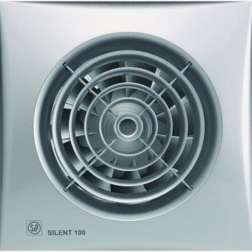 Изображение товара Вентилятор вытяжной Soler&palau Soler & Palau SILENT-100 CZ SILVER (Серебро)