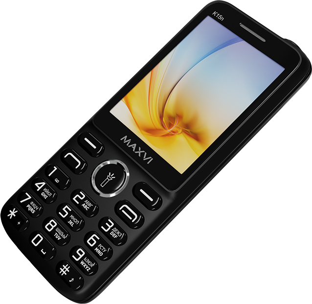 Телефон MAXVI K15n, 2 SIM, черный